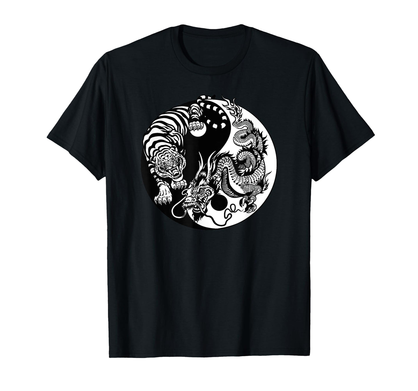 Yin Yang Dragon Tiger T-Shirt
