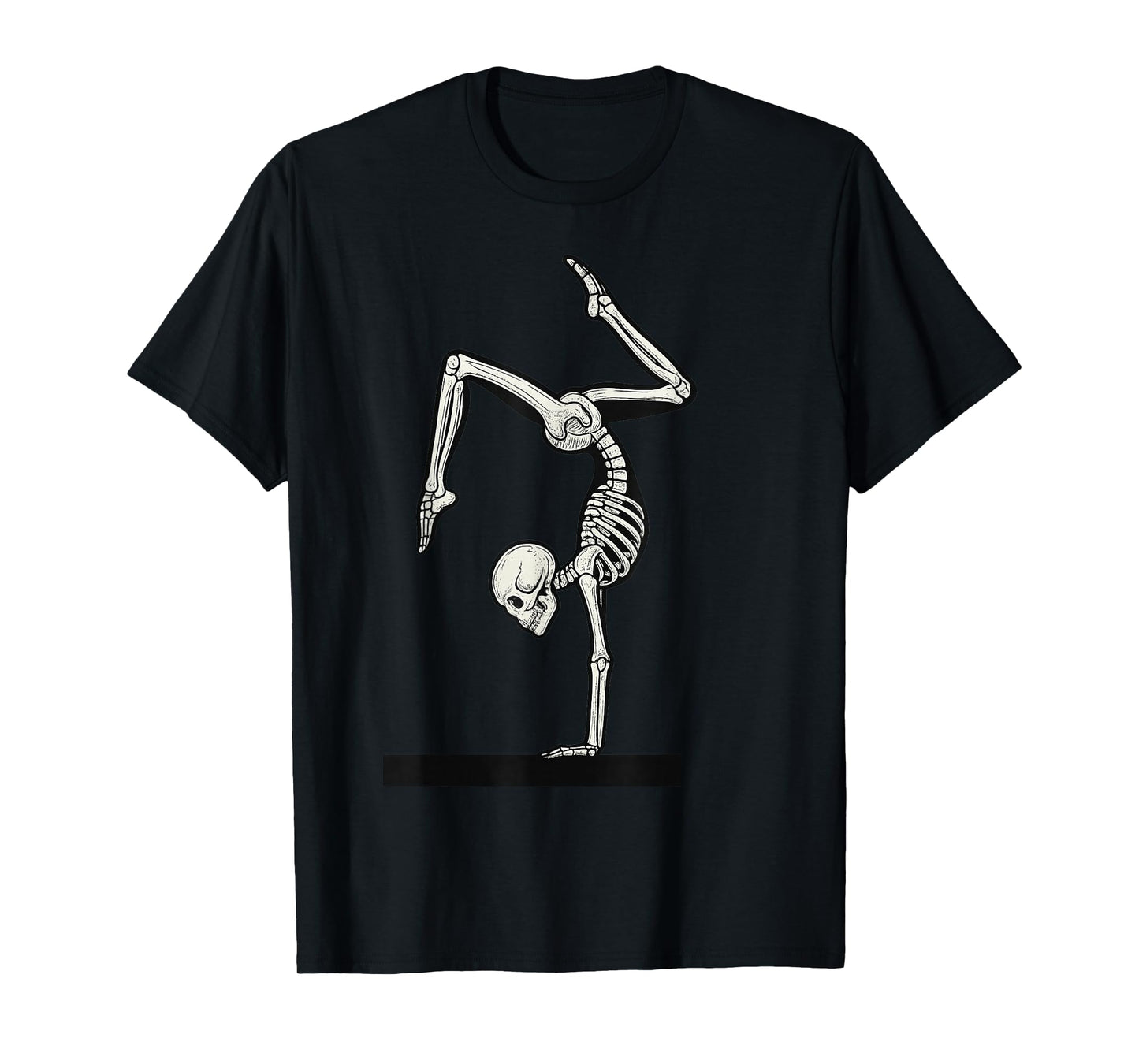 Skeleton Gymnastics Halloween T-Shirt