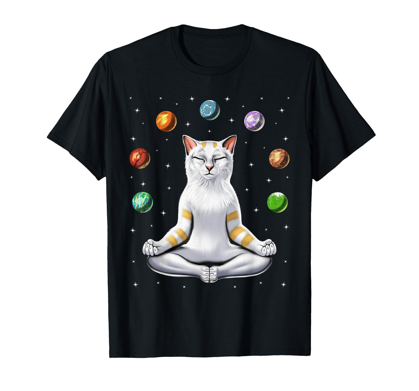 Cat Yoga Meditation Spiritual Zen Funny Cat Spirituality T-Shirt