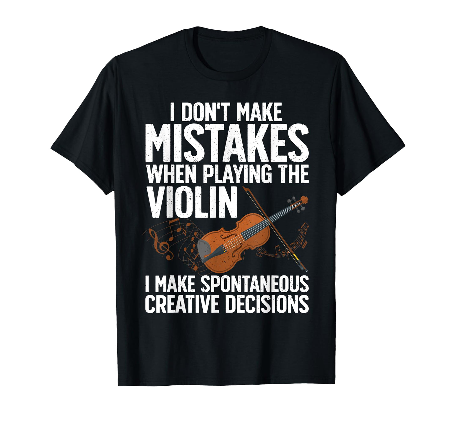 Funny Violin Design For Men Women Orchestra Violin Player T-Shirt
