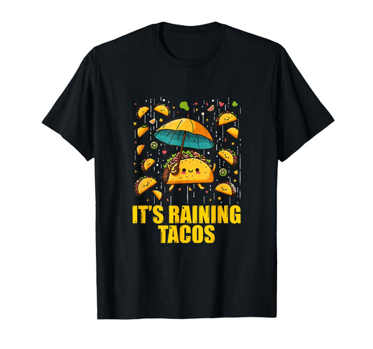 It's Raining Tacos Funny Taco Lovers Kids Girls Boys T-Shirt