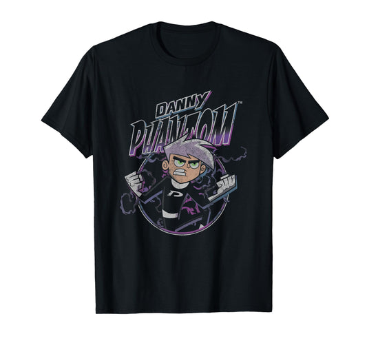 Danny Phantom Dark Super Neon Portrait T-Shirt
