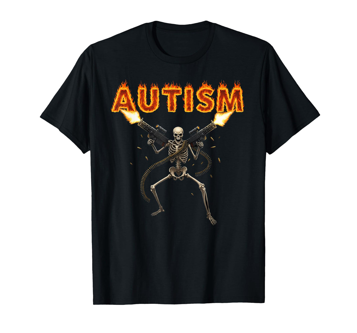 Autism Skeleton Funny Oddly Specific Meme Autistic Awareness T-Shirt