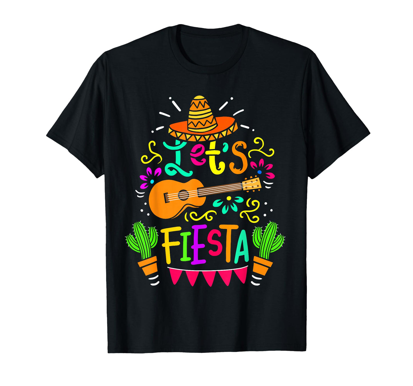 Lets Fiesta Cinco De Mayo Fiesta Squad Mexican Family Kids T-Shirt