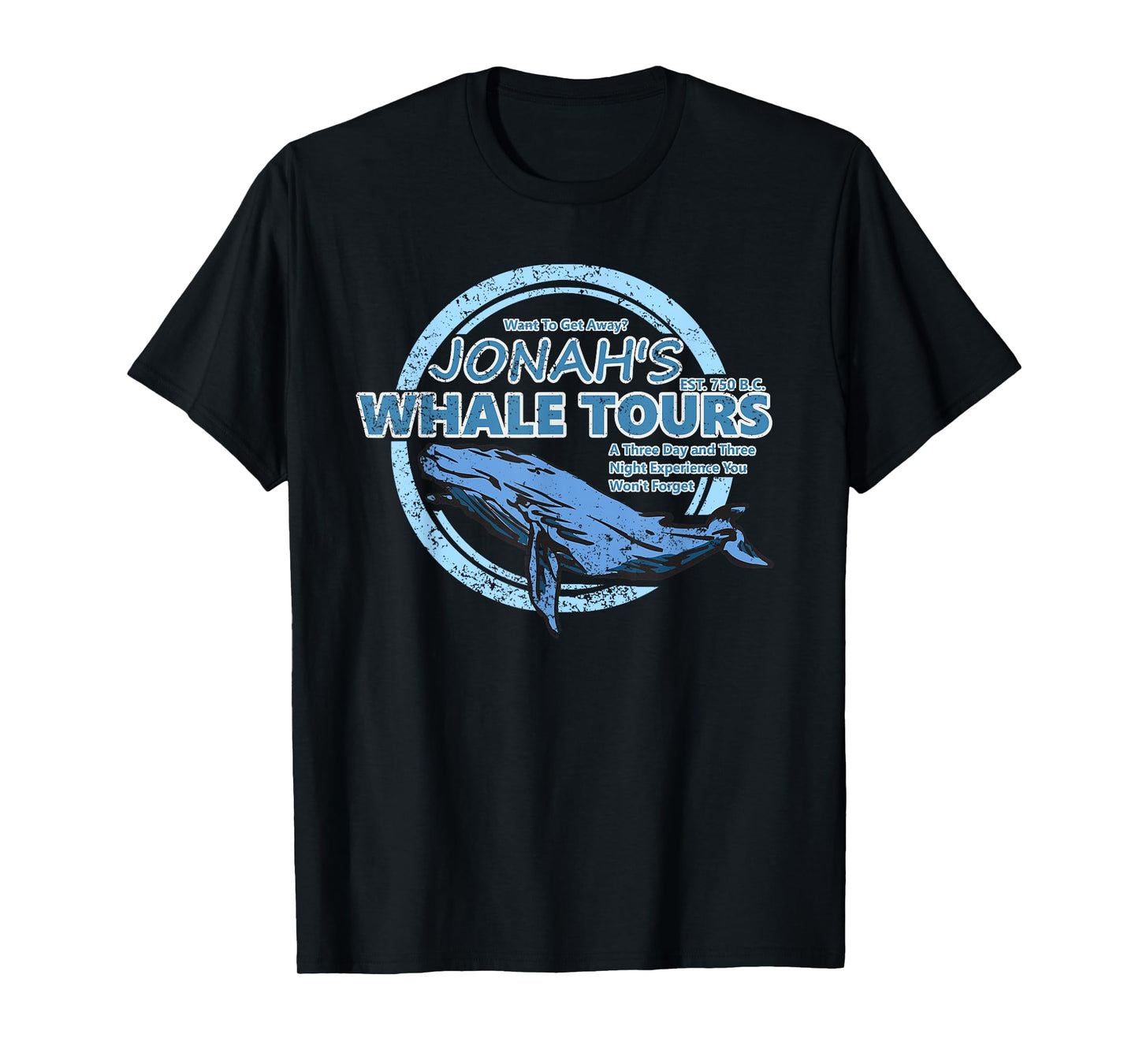 Cute Jonah and The Whale Bible Story Gift T-Shirt
