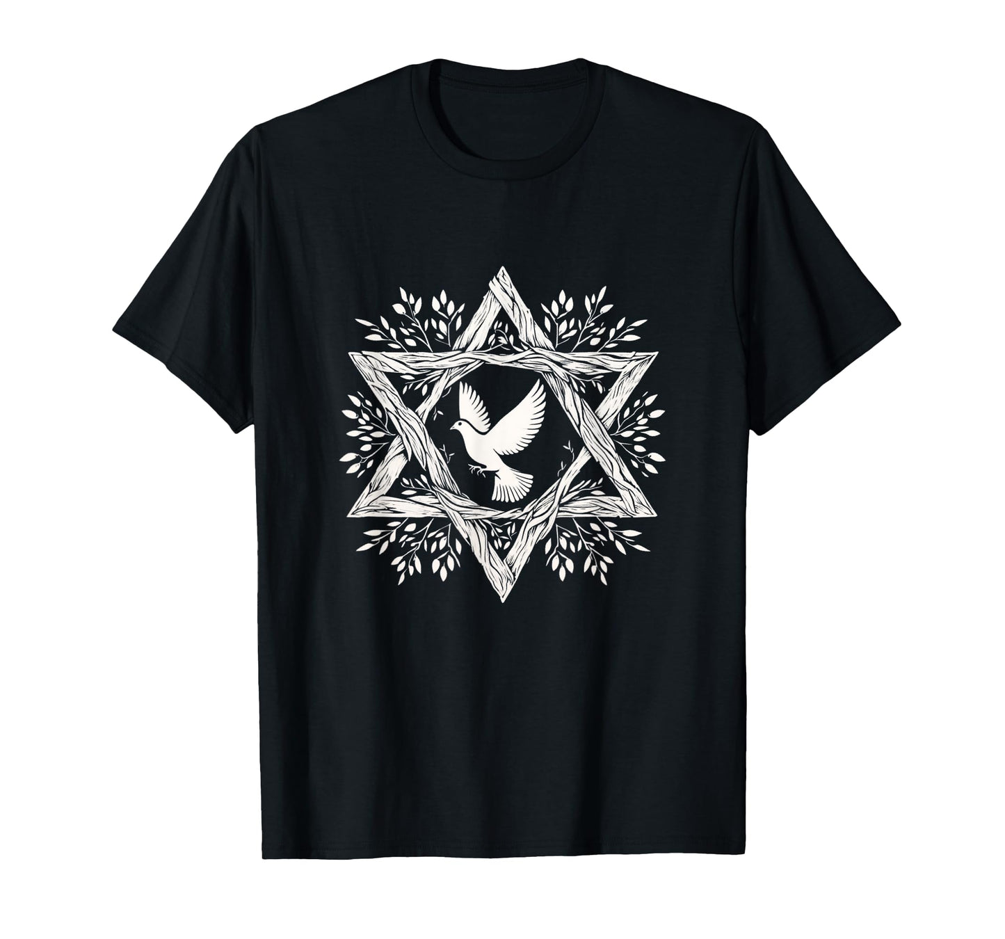 Peace Dove Star Of David Shalom Salam World Peace Now T-Shirt