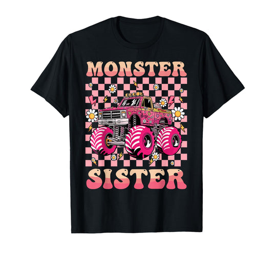 Monster Truck Sister Monster Truck Are My Jam Truck Lovers T-Shirt