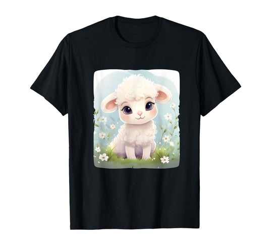 Cute lamb face for little boys and girls T-Shirt