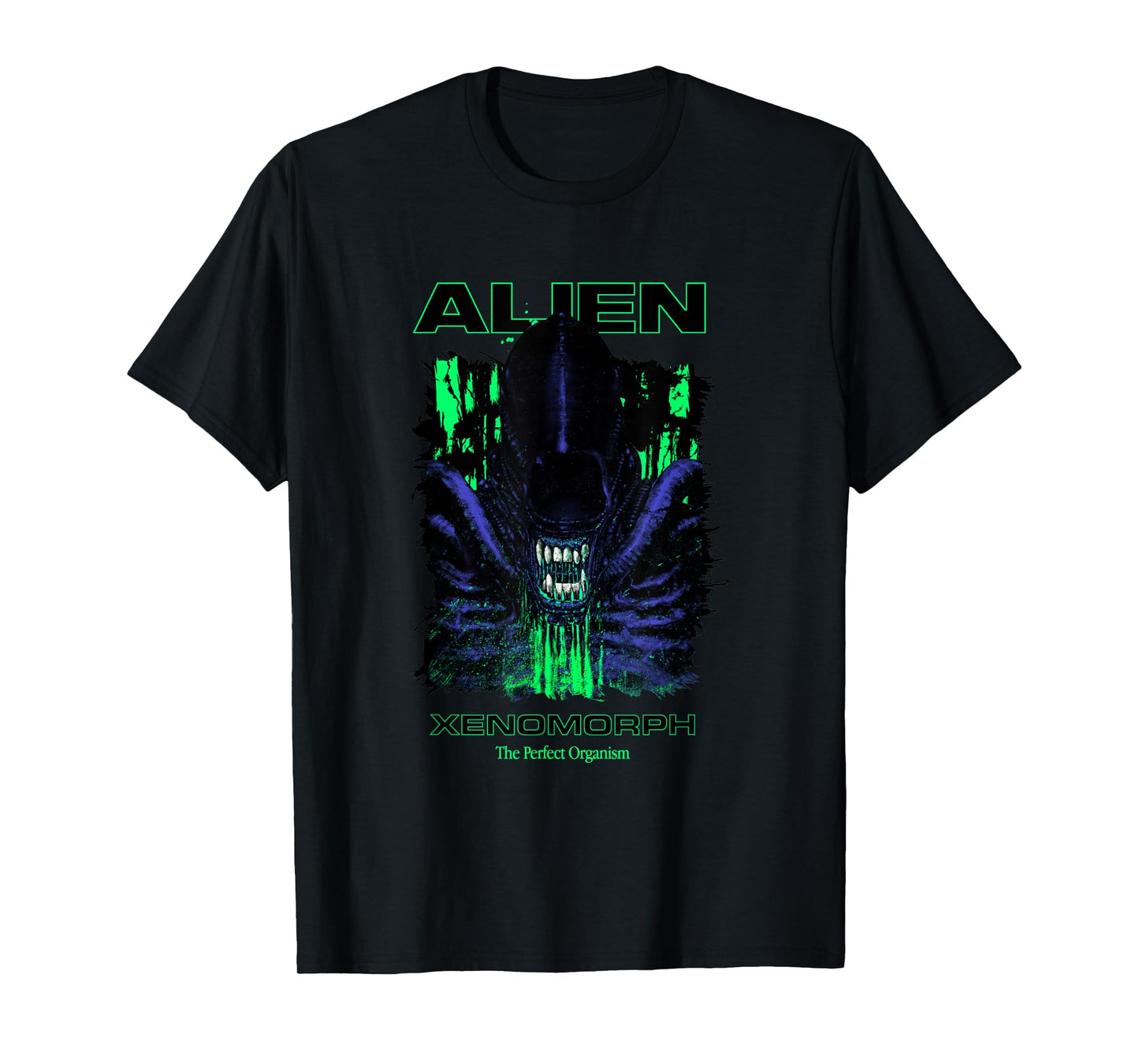Alien Neon Xenomorph The Perfect Organism T-Shirt