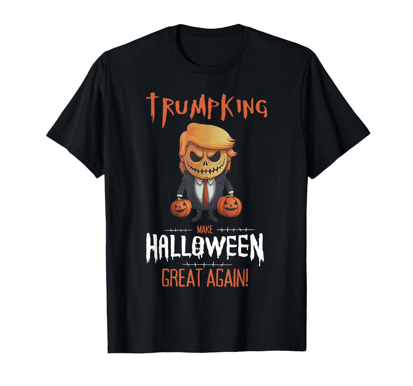 Trump Pumpkin Make Halloween Great Again T-Shirt