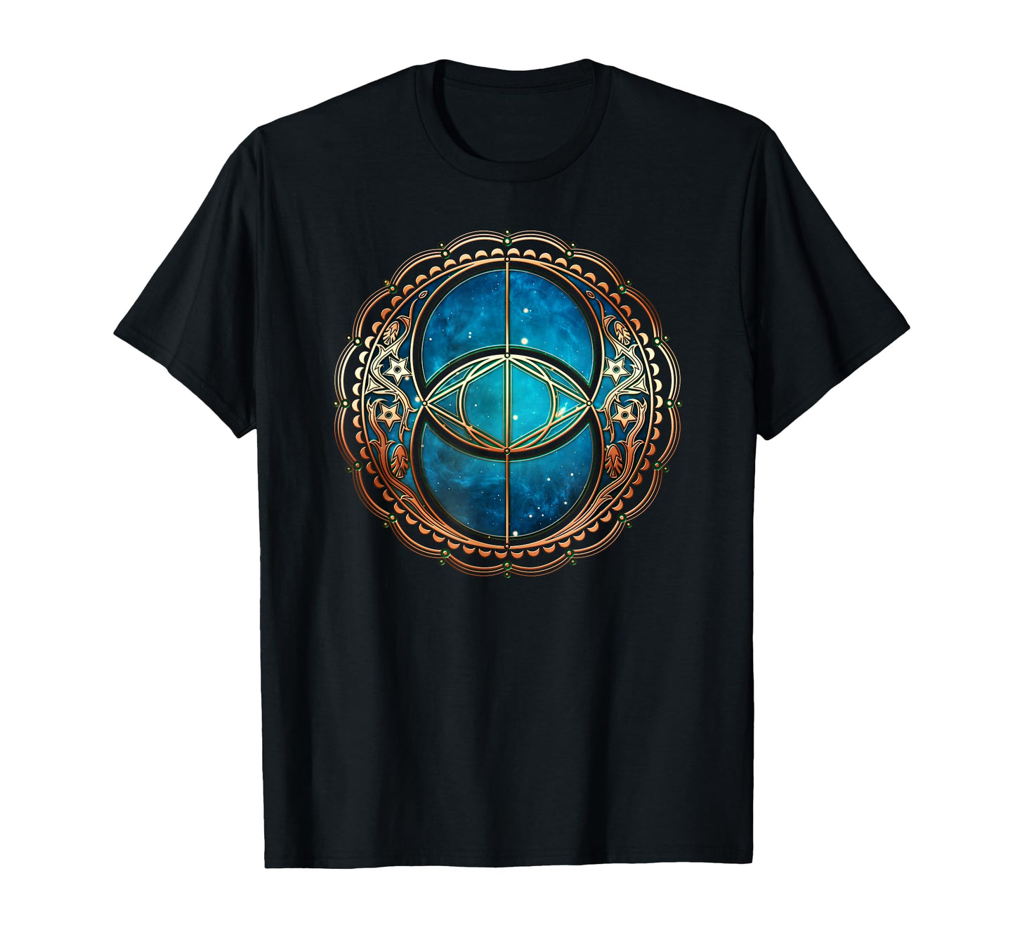 Vesica Piscis, Chalice Fountain, Symbol, Flower of Life, Wicca T-Shirt