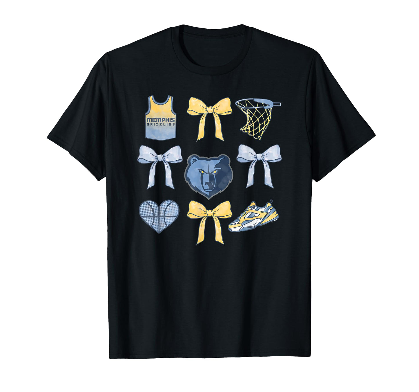 NBA Memphis Grizzlies Bow Grid T-Shirt
