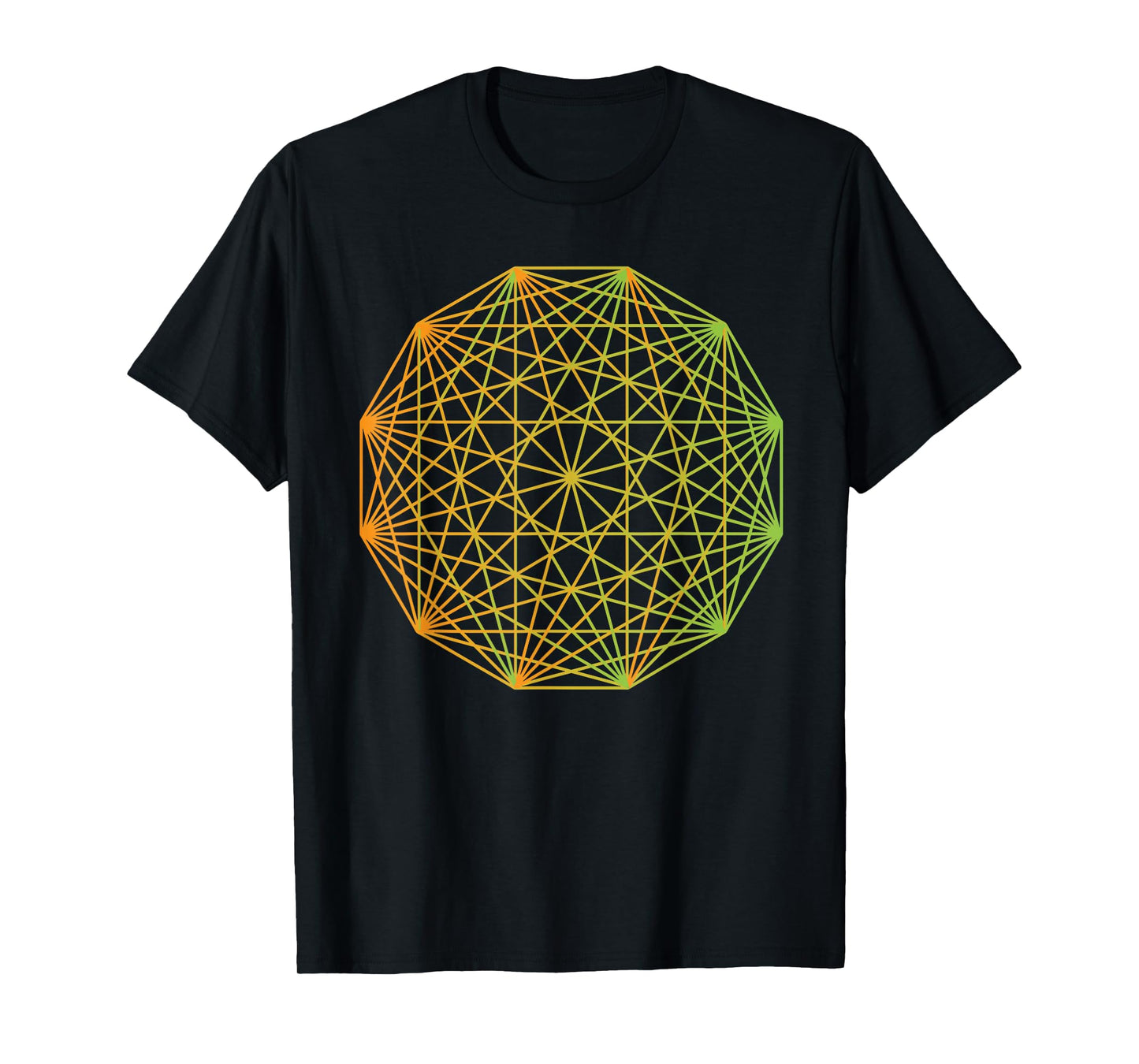 Tesseract Sacred Geometry Yoga Yantra Magic Symbol T-Shirt