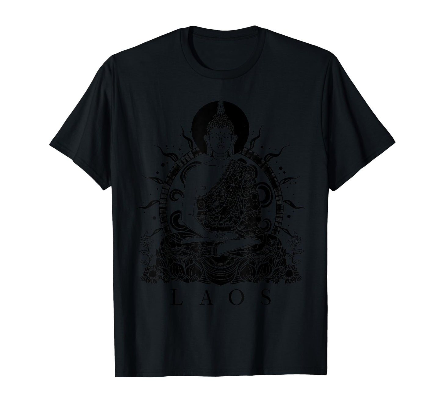 We Love Laos - Buddha Co. Laos Buddha Vintage Buddhist Souvenir T-Shirt