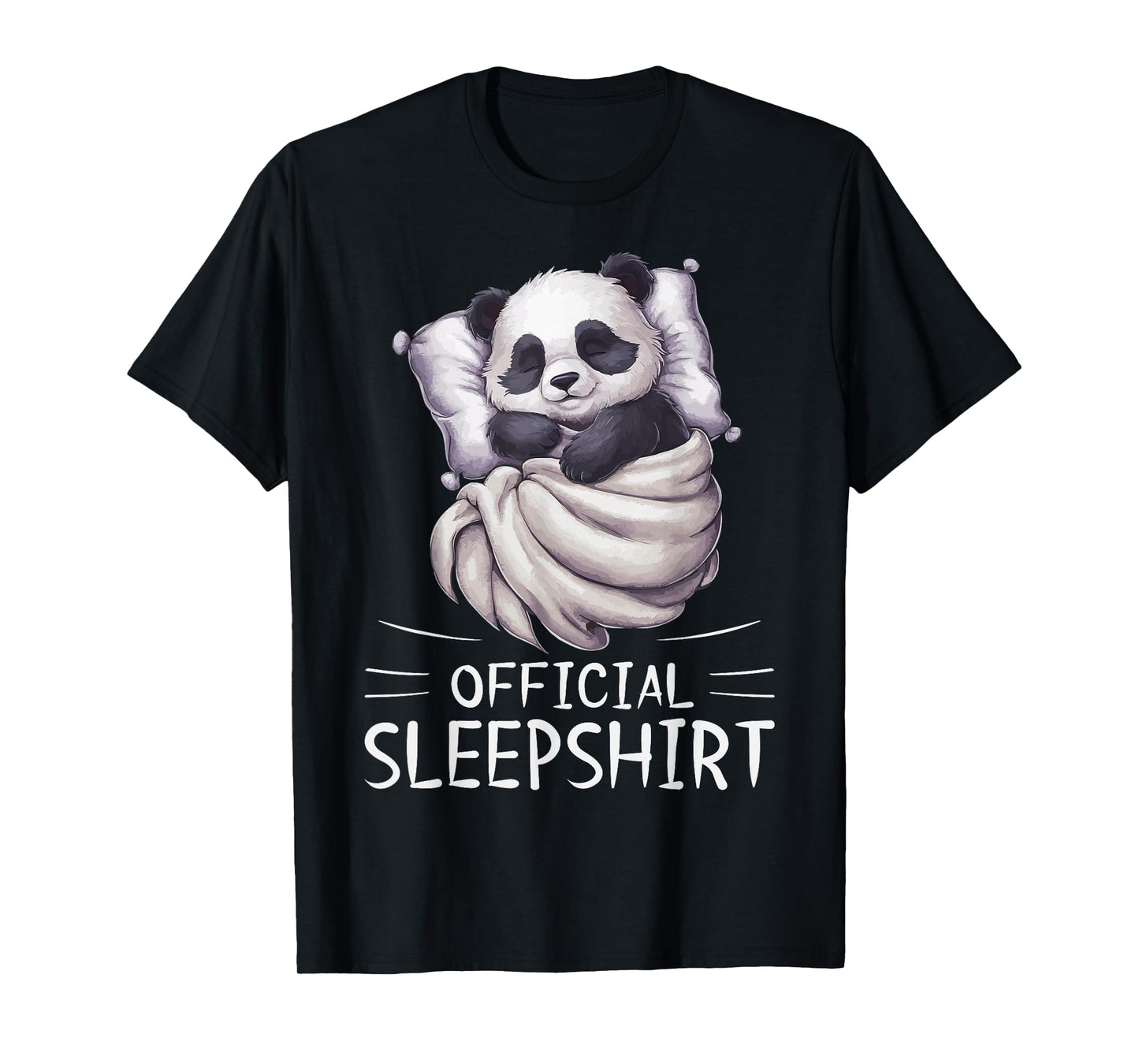 Panda Bear Animal Official Sleepshirt Pajamas Nightgown T-Shirt
