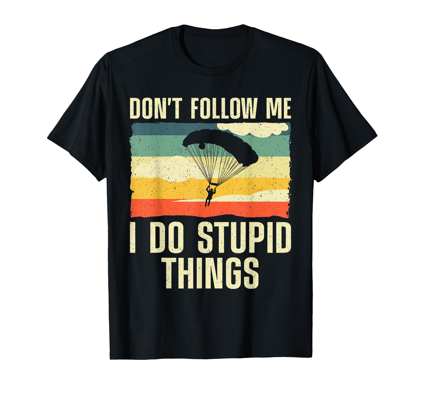 Cool Skydiving Art For Men Women Skydiver Skydive Sky Diving T-Shirt