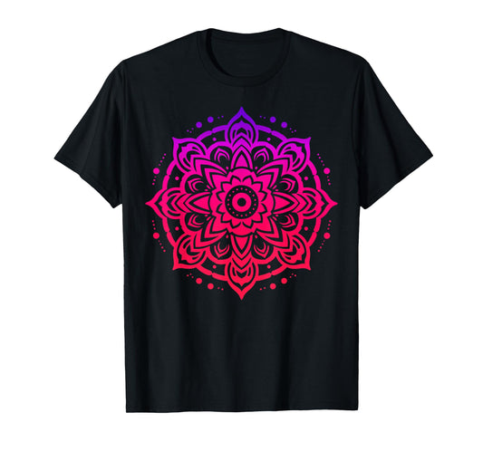 Abstract Mandala Yoga pattern T-Shirt