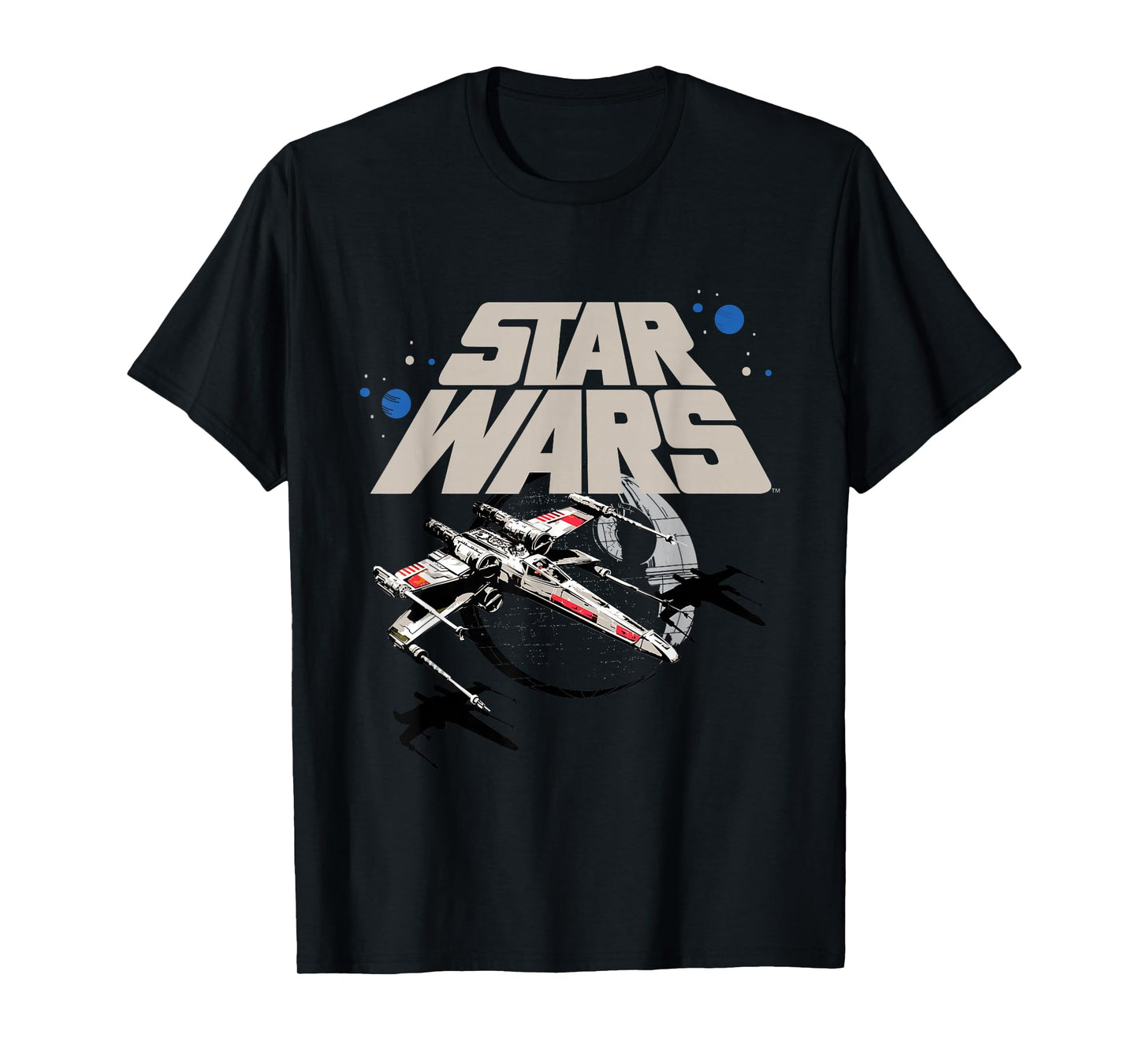 Star Wars Classic Death Star X-Wing Approach T-Shirt