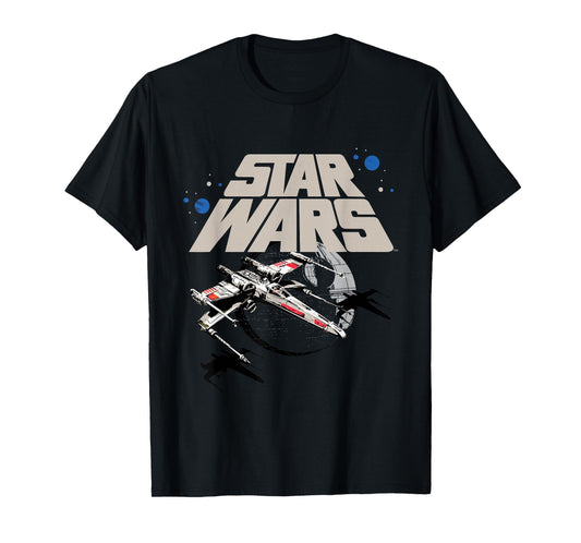 Star Wars Classic Death Star X-Wing Approach T-Shirt