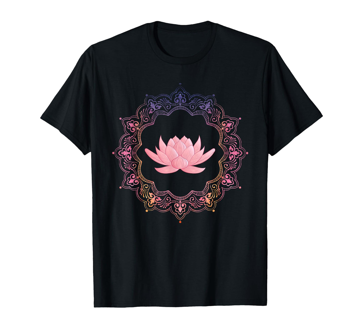 Lotus Mandala Circle | Spiritual Yoga T-Shirt