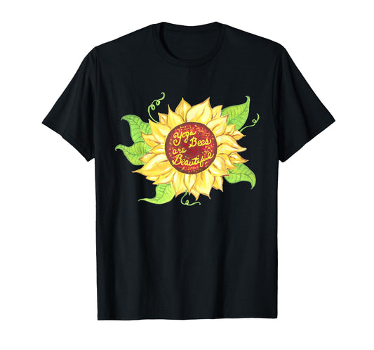 Yoga Bees Sunflower T-Shirt