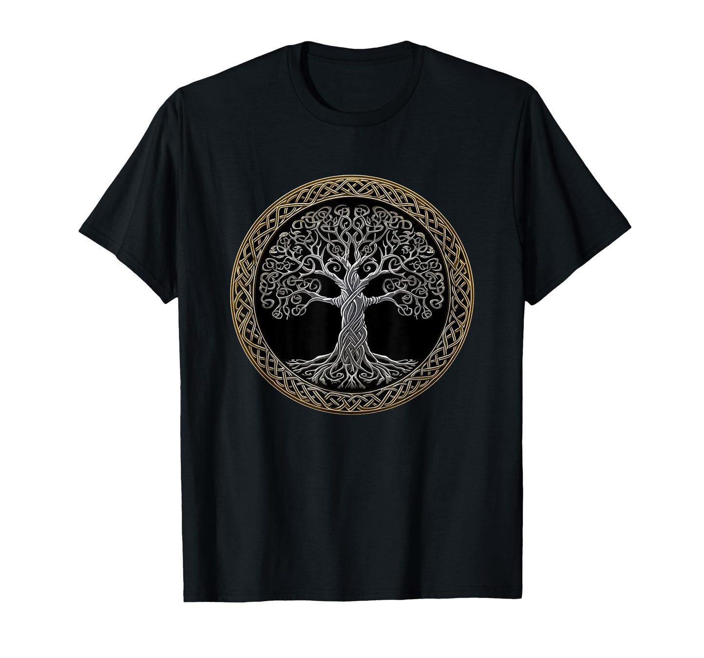 Viking Symbol I Gifts & Clothing I Star Park Trend Celtic tree of life, Yggdrasil, norse mythology, world tree T-Shirt, Small