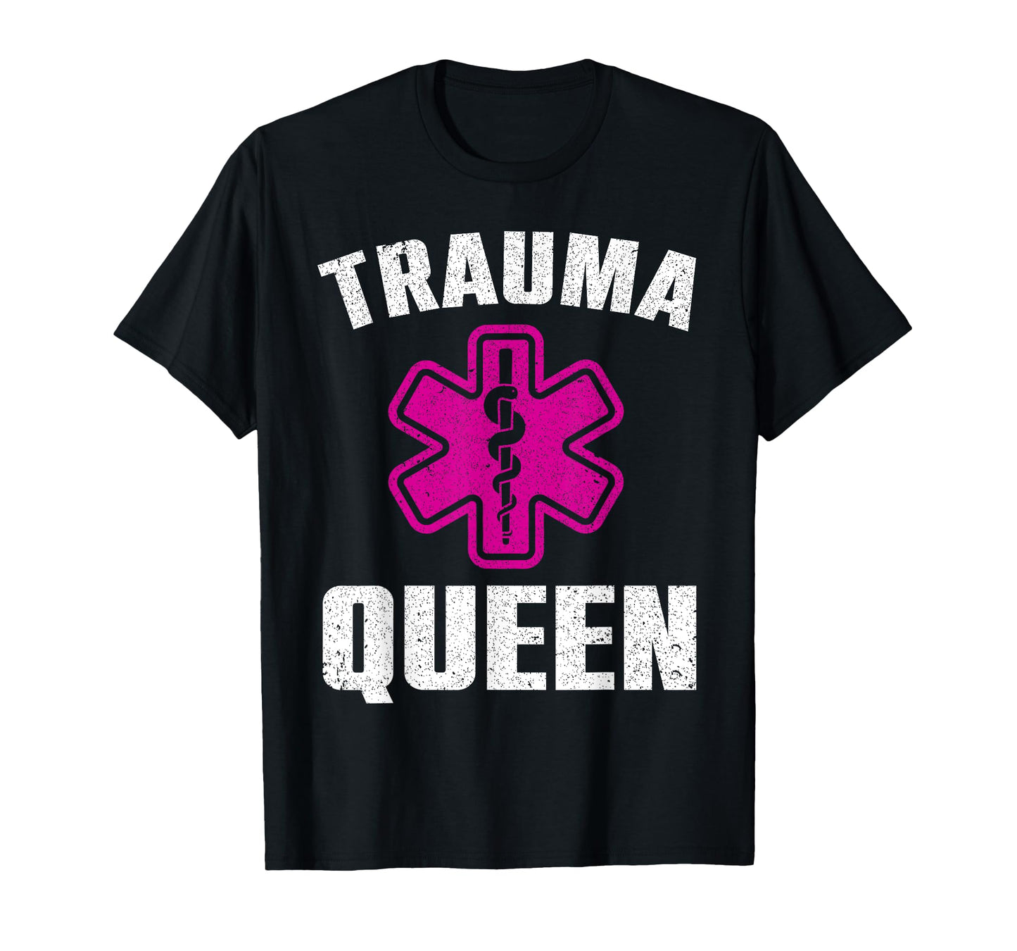 Funny Trauma Queen Art For Paramedic Women EMT Lover Girls T-Shirt