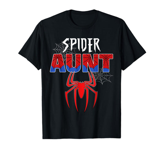Birthday Party Spider Outfit Spider Aunt Women Girls T-Shirt