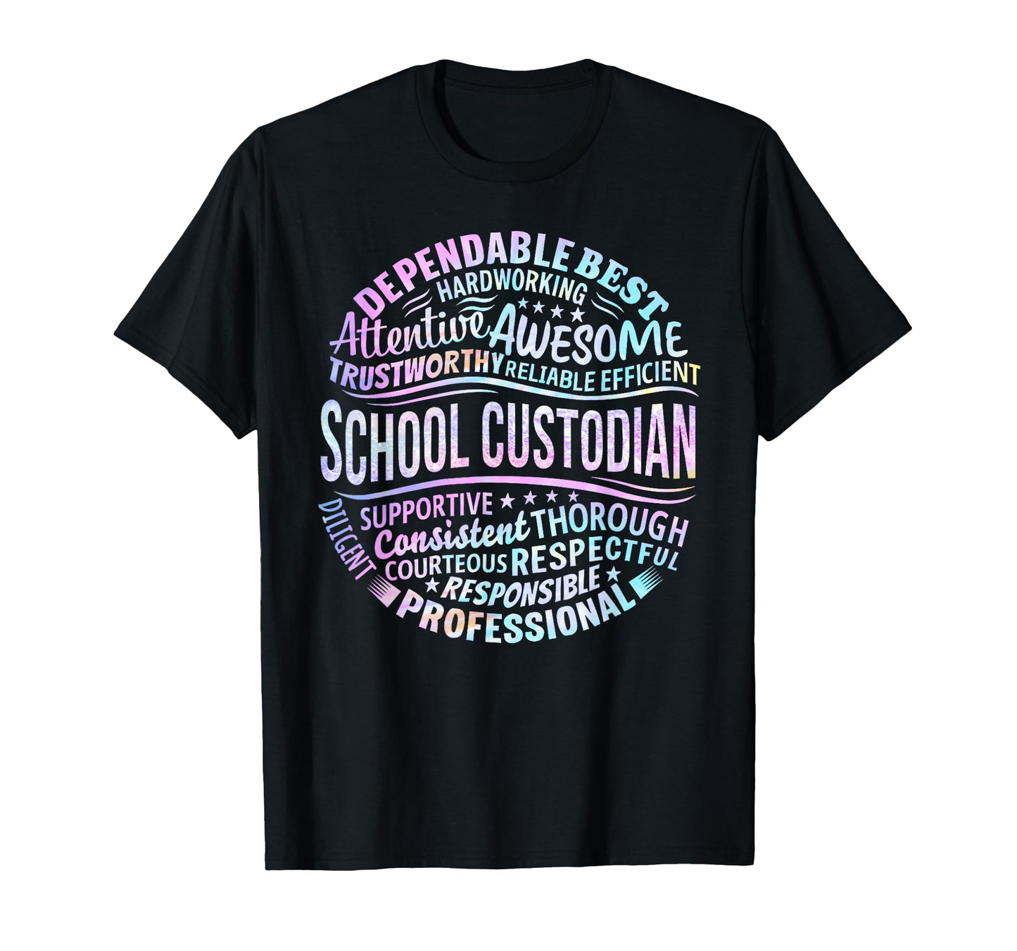 School Custodian Janitor Funny Appreciation Gift T-Shirt