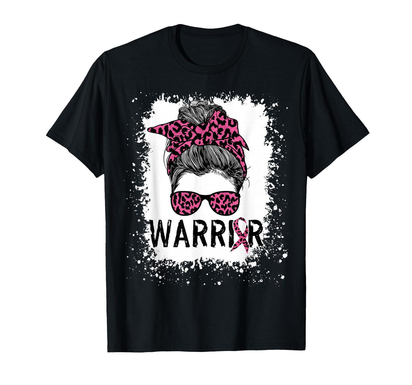Warrior Breast Cancer Shirts Awareness Support Pink Ribbon T-Shirt