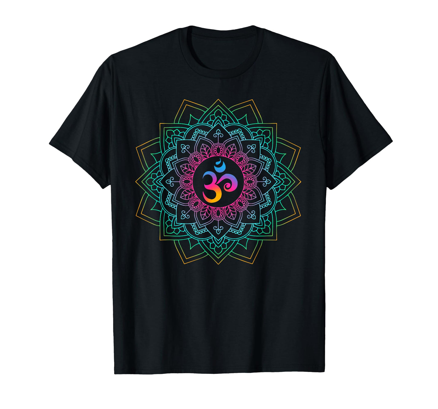 Om Meditations Mandalas Yoga Unisex T-Shirt