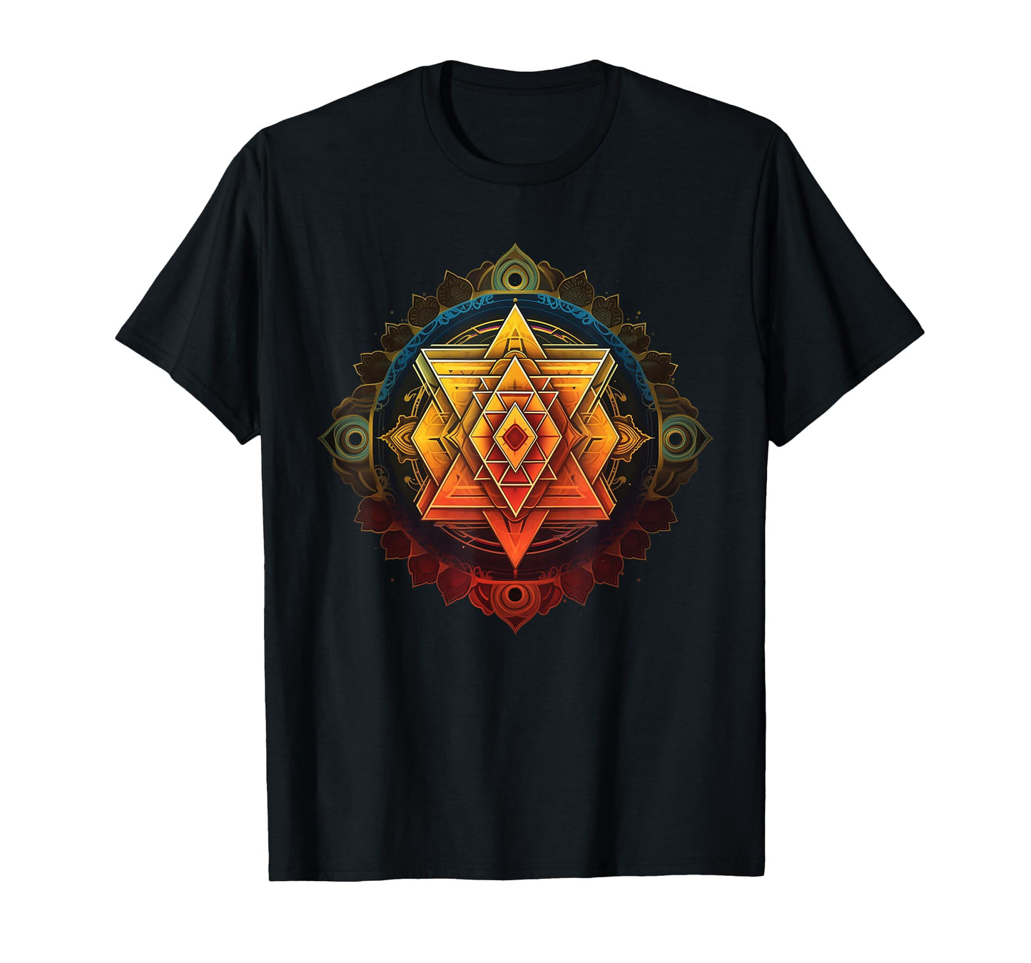 Sri Yantra Sacred Geometry Spiritual Healing T-Shirt