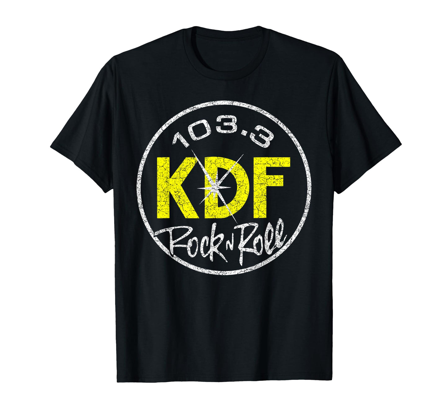 Vintage Graphic 103 KDF Retro Music Rock & Roll Lover Gift T-Shirt