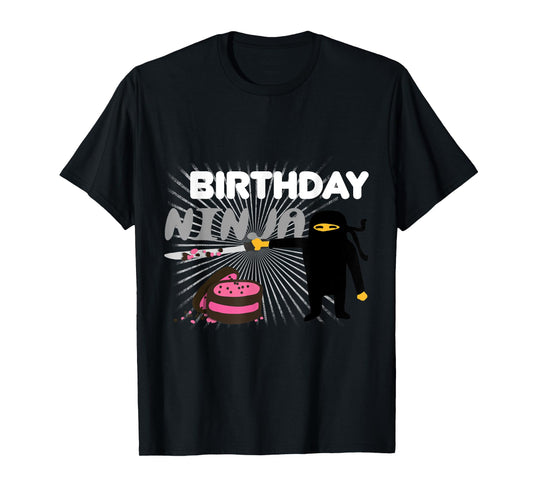 Birthday Party Ninja - Funny Cool Martial Arts Gift T-Shirt