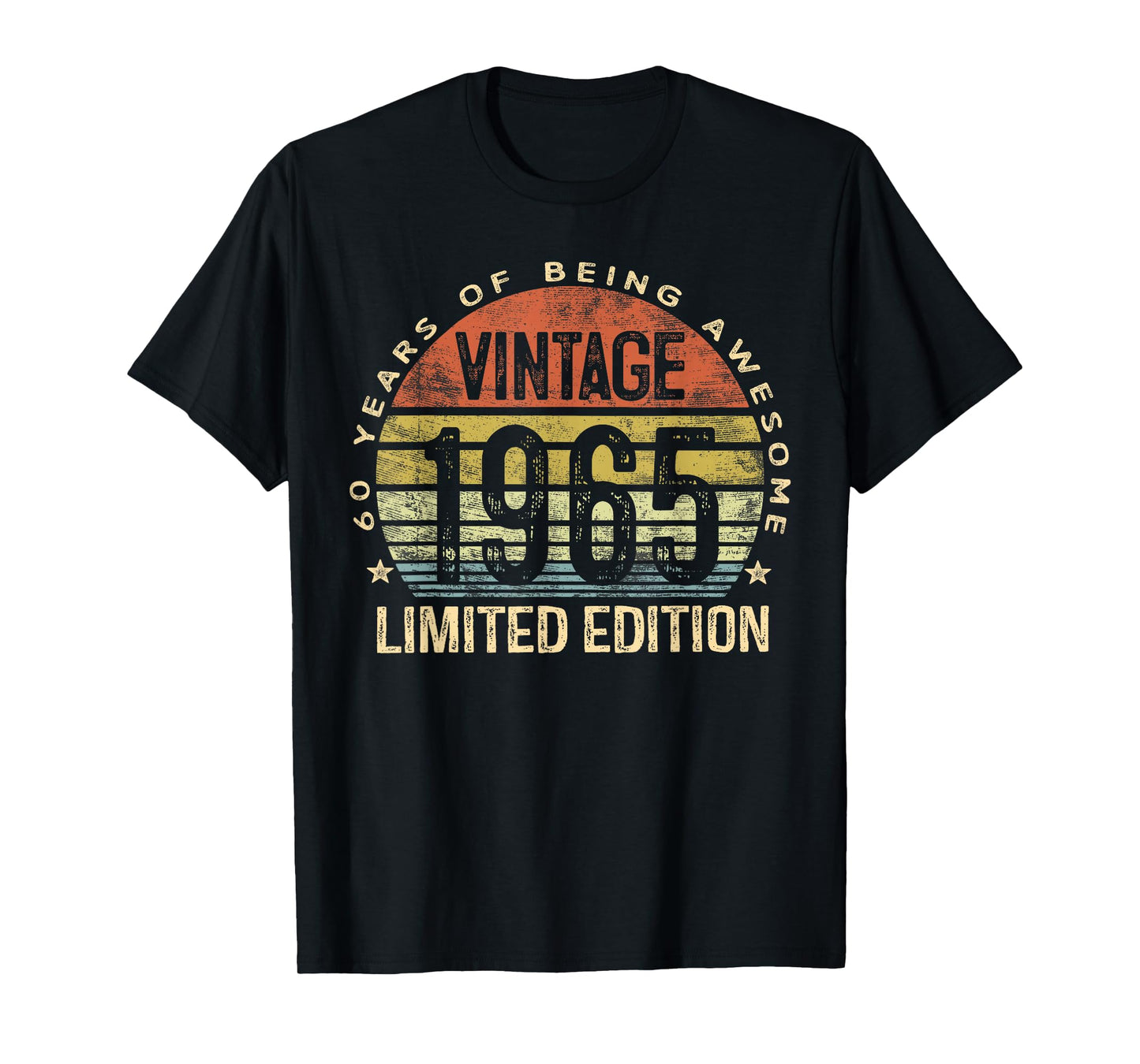 Vintage 1965 Limited Edition 60-Year-Old Gifts 60th Birthday T-Shirt