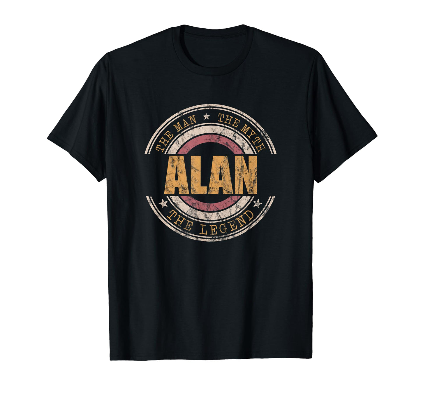 Mens Alan The Man The Myth The Legend First Name Alan T-Shirt