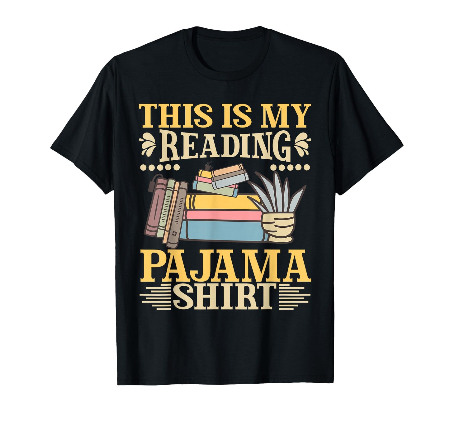 Book And Pajama This Is My Reading Pajama Bedtime Reading T-Shirt