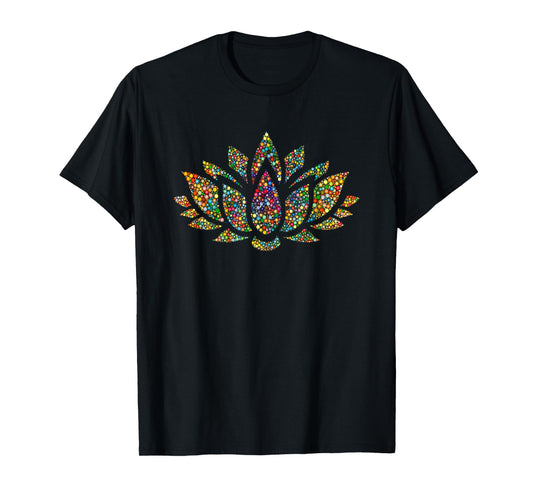 Lotus Flower Yoga Meditation Om Namaste T-Shirt