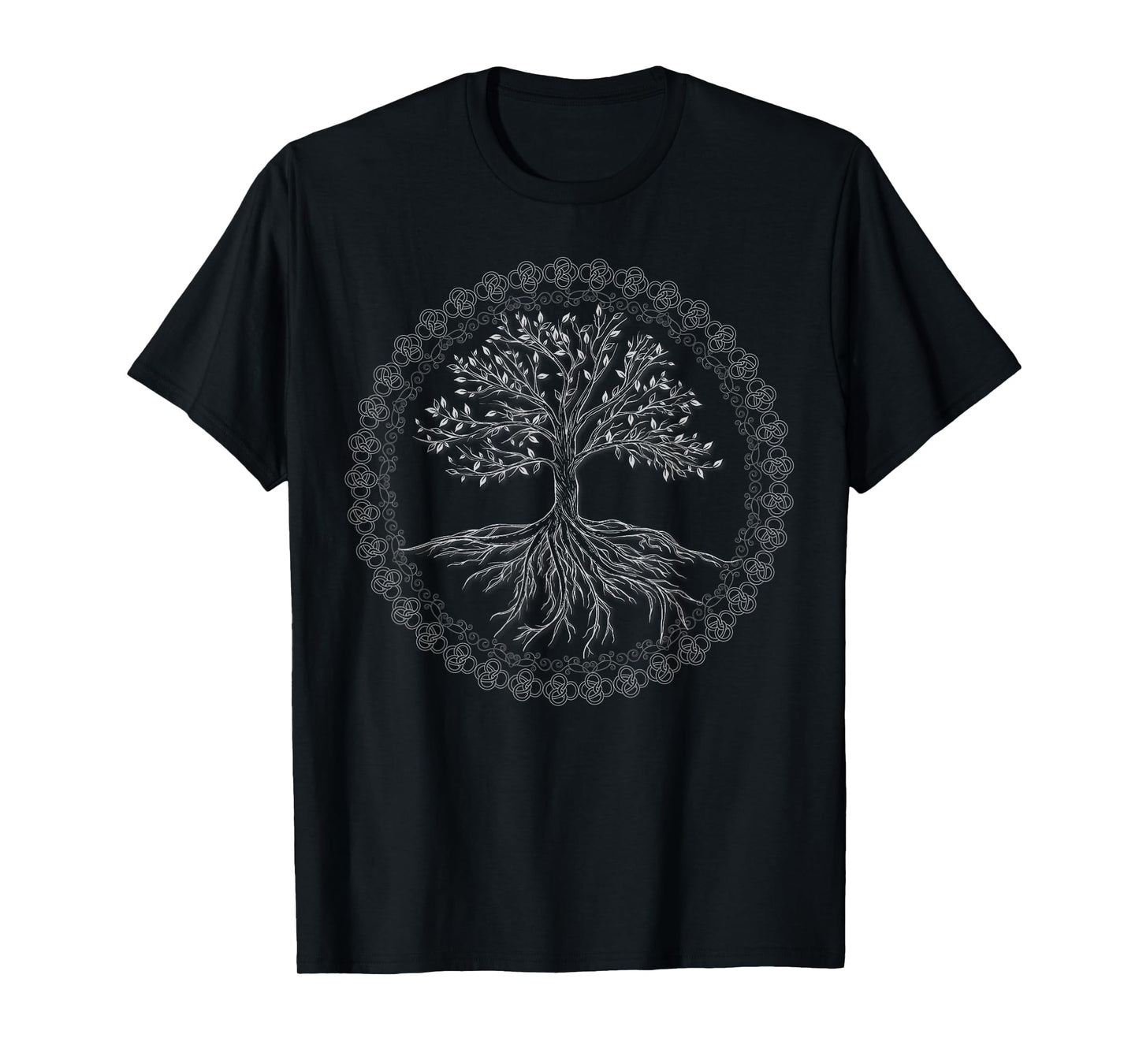 Tree Yggdrasil Viking Celtic Norse Life Symbol T-Shirt