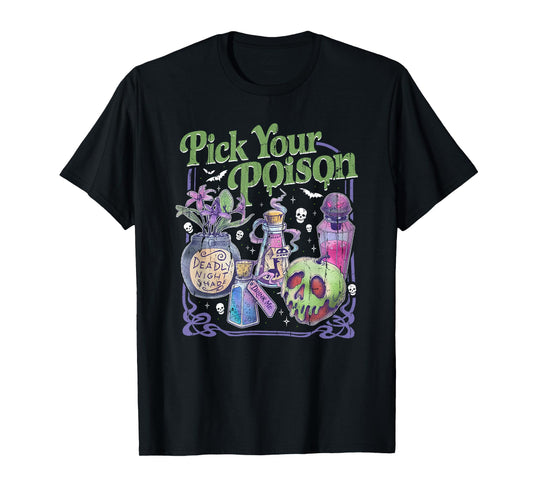 Pick Your Poison, Vintage Princess Halloween T-Shirt