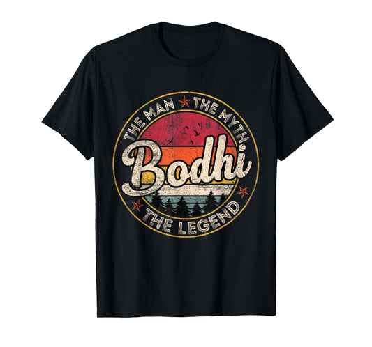 Bodhi The Man The Myth The Legend Personalized Name T-Shirt