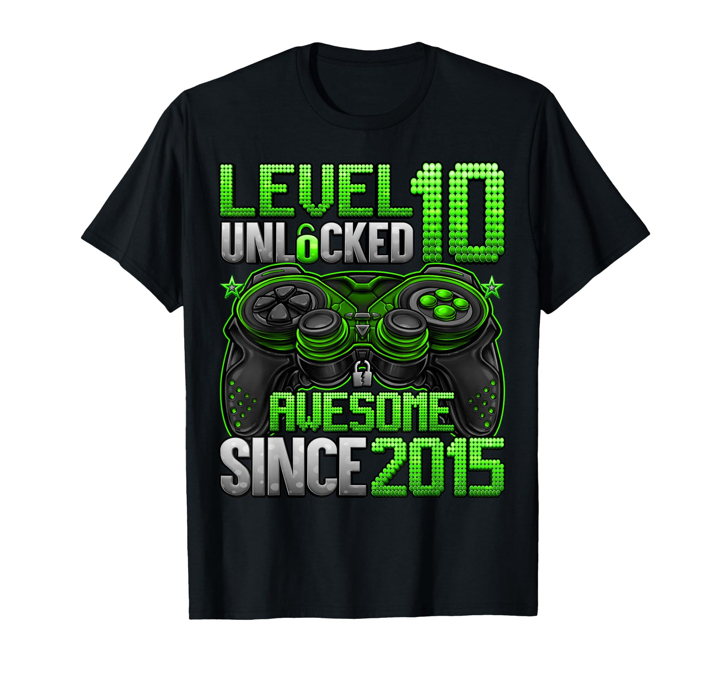Level 10 Unlocked 10 Year Old Gifts Boys 10th Birthday Boy T-Shirt