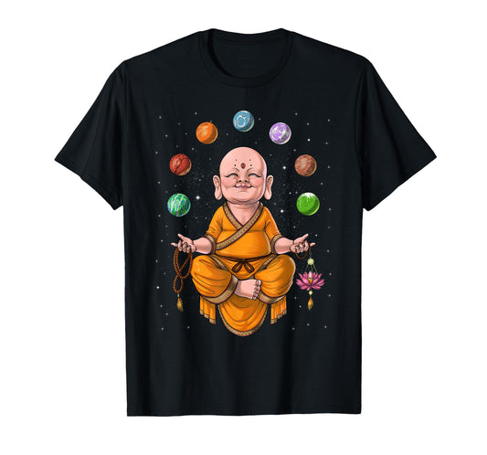 Baby Buddha Meditation Zen Yoga Spiritual Buddhist Buddhism T-Shirt