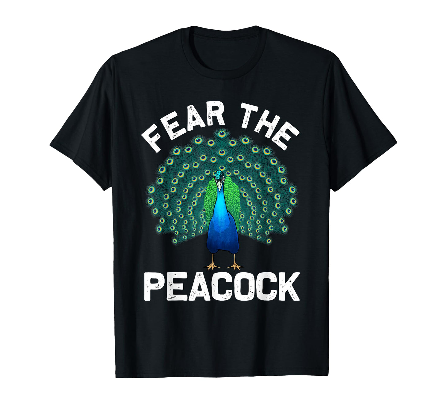 Funny Peacock Art For Men Women Adult Feather Peacock Lover T-Shirt