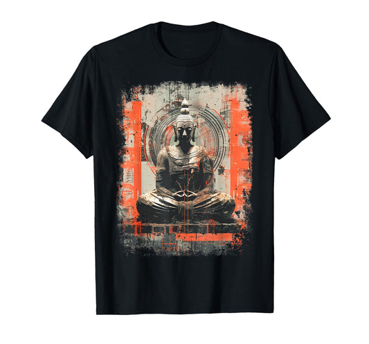 Hip Hop Y2K Vintage Hipster Retro Edgy Streetwear Buddha T-Shirt