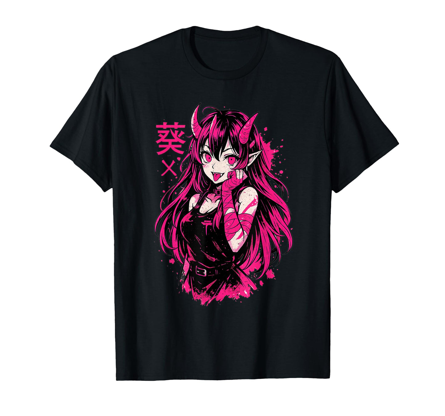 Goth Anime Waifu Kawaii Manga Girl | Creepy Horror Aesthetic T-Shirt
