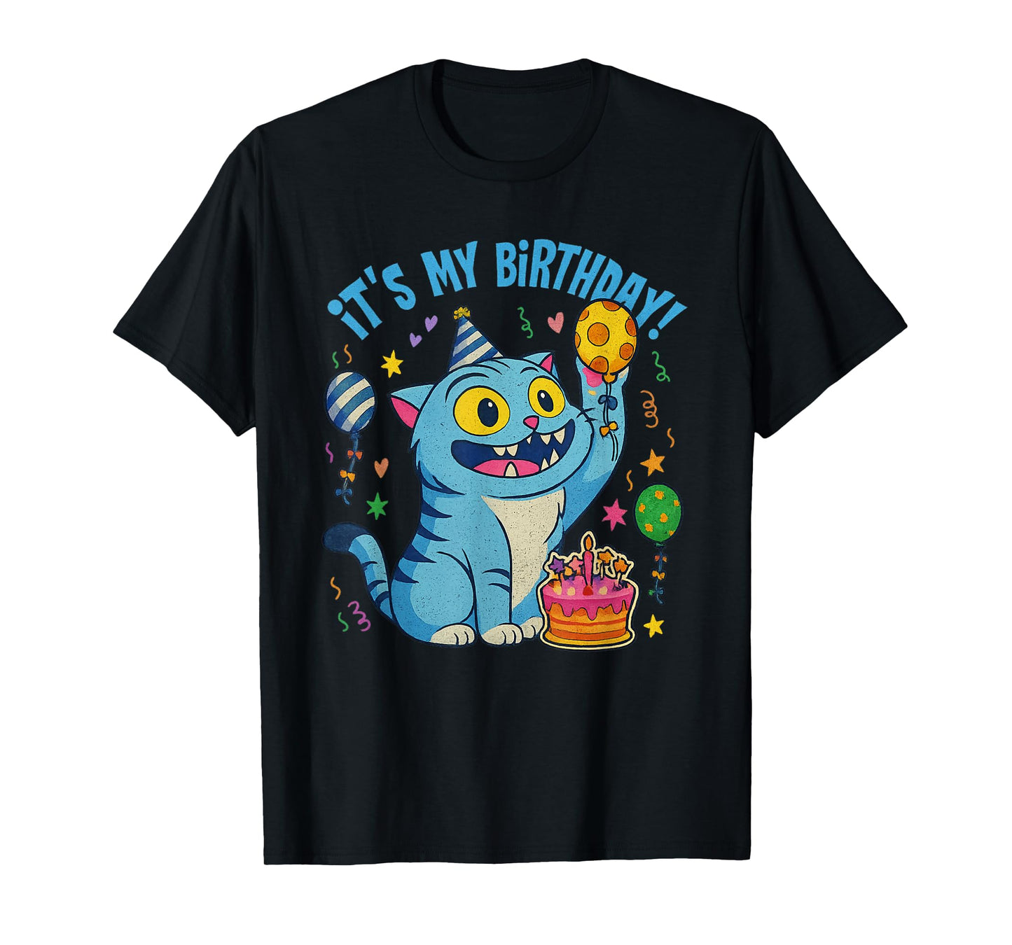 Derpy Cat Birthday Costume, K Pop Inspired Tee T-Shirt