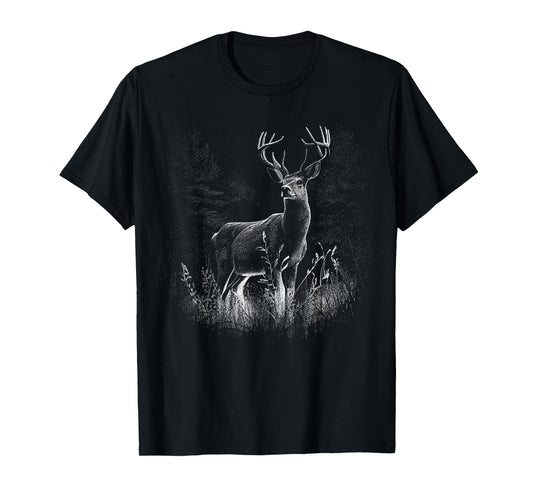 Deer in the forest nature animals deer lovers T-Shirt