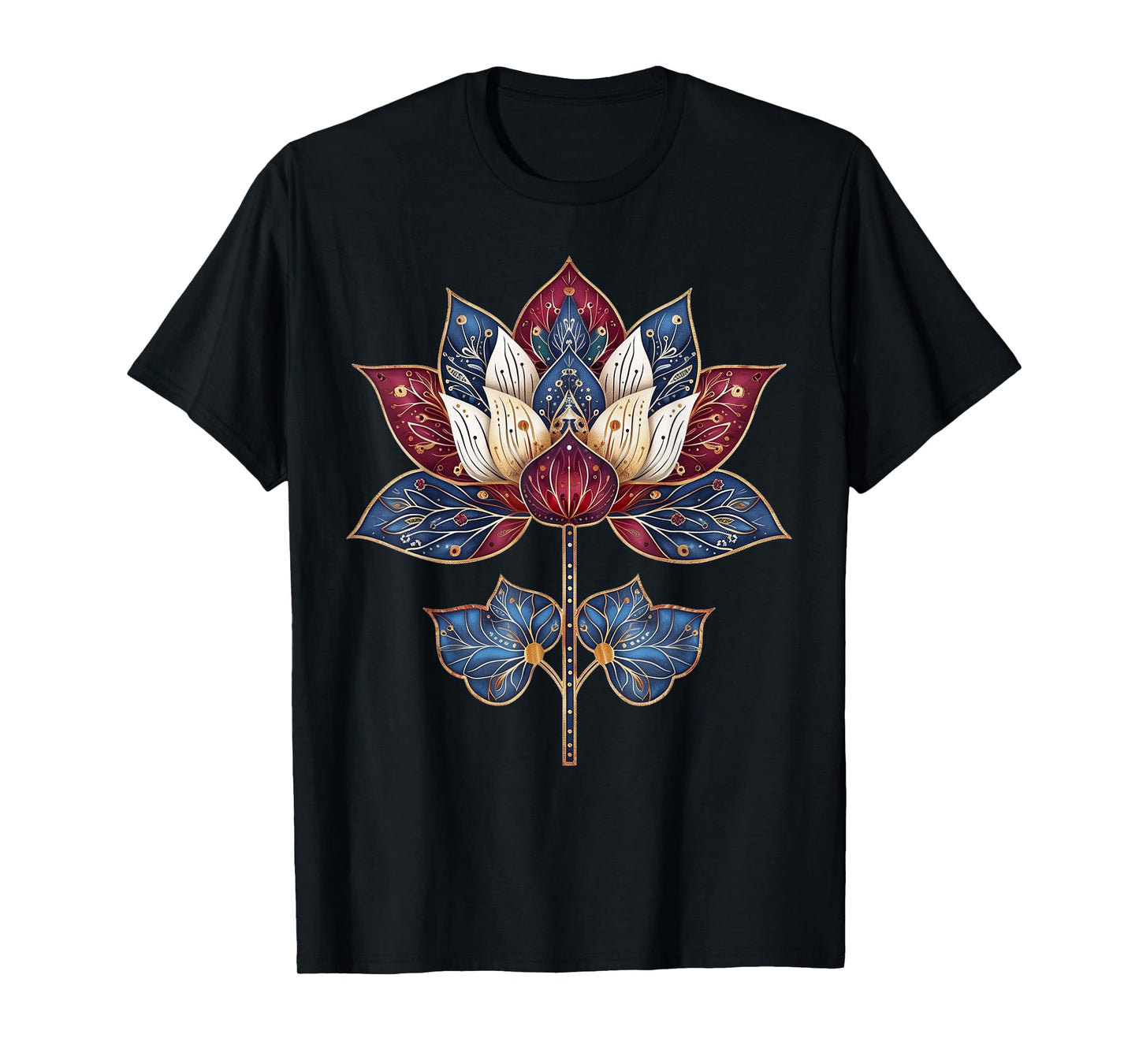 Lotus Flower Vintage Japanese Zen Buddhist Buddhism Yoga T-Shirt
