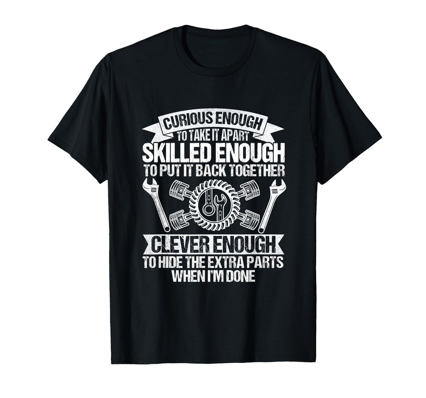 Cute Mechanic For Men Boys Motorcycle Auto Mechanic Garage T-Shirt